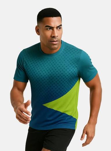 Men's Jade Lime Green Yeah Nah Typography T-shirt
